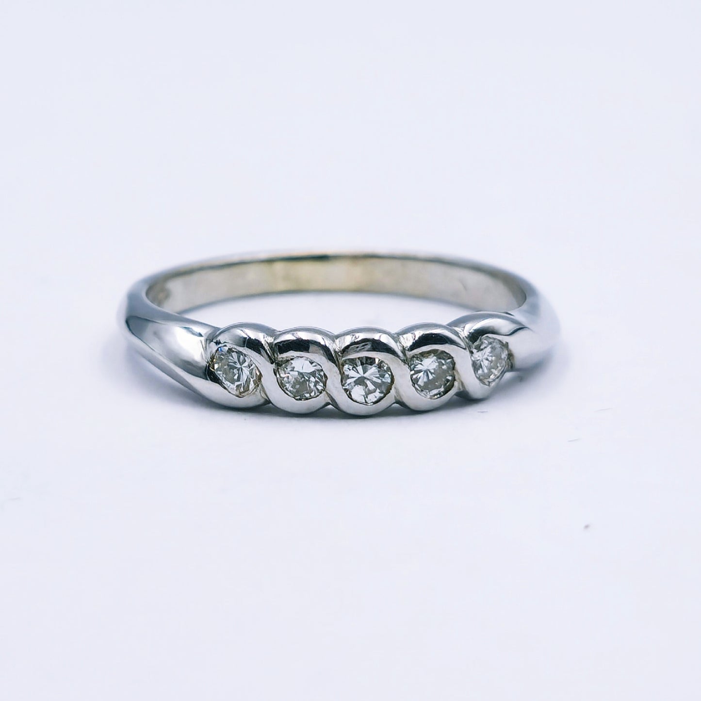 Diamond Band – 9ct White Gold Eternity Style